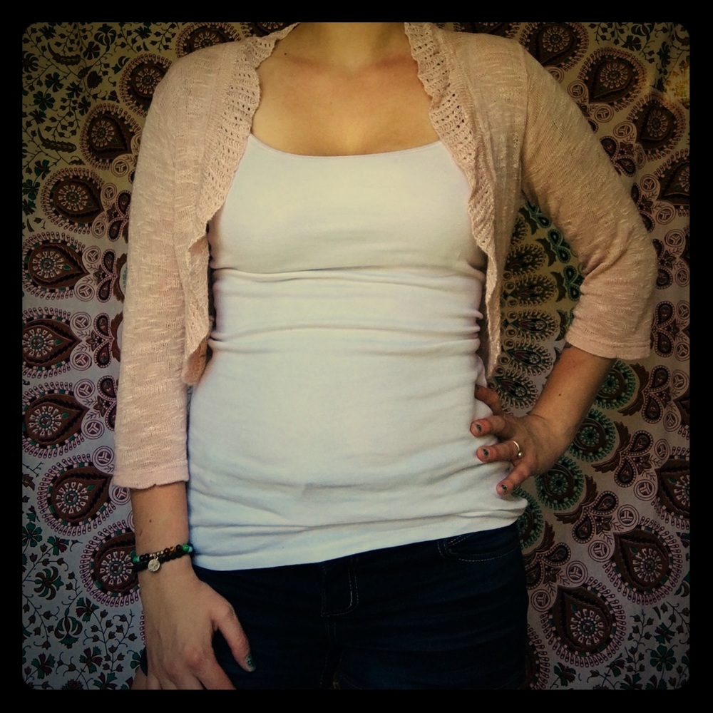 Rue 21 3/4 sleeves shrug.
